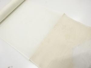 アンティーク　本麻　透かし織　桔梗模様長襦袢地反物